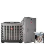 Rheem - Classic Series 2 Ton 14 SEER Single Stage,R410A, 80%, 75K BTU, Gas Furnace Split System