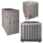 Rheem / Ruud 2.5 Ton 15.5 SEER R410A 96% AFUE 84,000 BTU Two-Stage Variable Speed Multi-Position Gas Furnace Split System